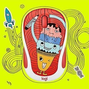 Logitech Wireless Computer Mouse - Ice Cream